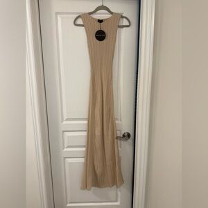 White Fox Boutique Cream Maxi Dress